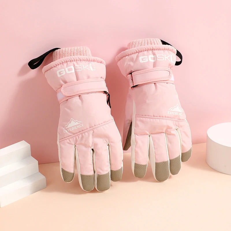 Kids Winter Ski Gloves - Thick Anti-Slip Snow Mittens - photo 8