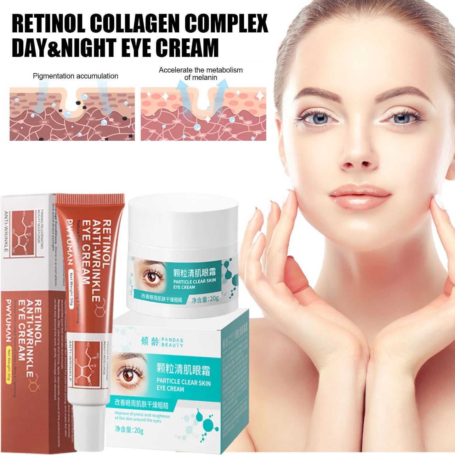 Fat Granules Remover Eye Cream Effective Remove Fat Granules Puffiness Anti-Particles Milia Remover Product Repair Eye Skin Care