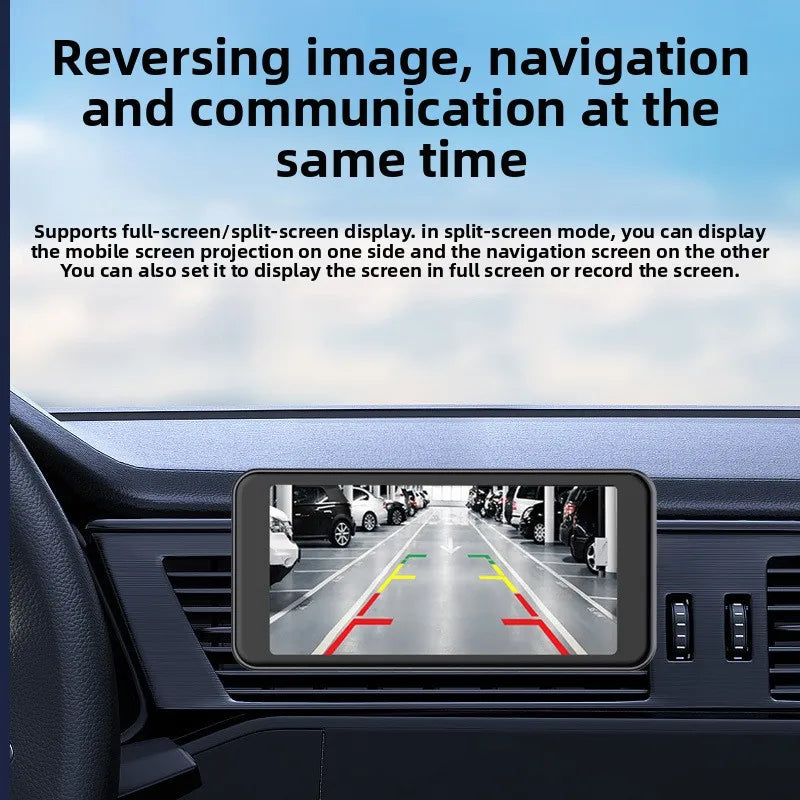 2CH Wireless Carplay Android Auto Waterproof 6.5 Inch Touch Vehicle Display Wi-Fi Bluetooth Smart Screen Car Navigation Device