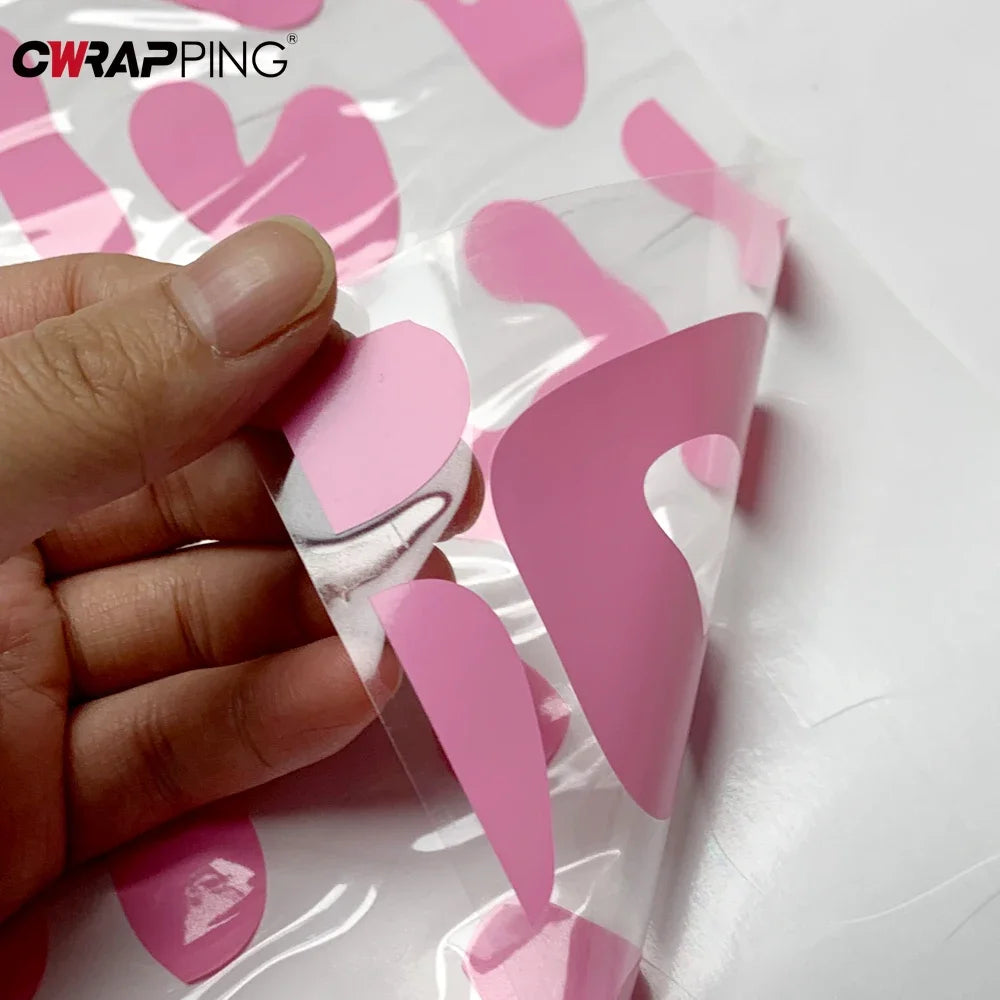Leopard Print Car Decals Auto Stickers Waterproof DIY Decorative Auto Accessories Vinyl Sticker for Car Rear View Mirror Windows