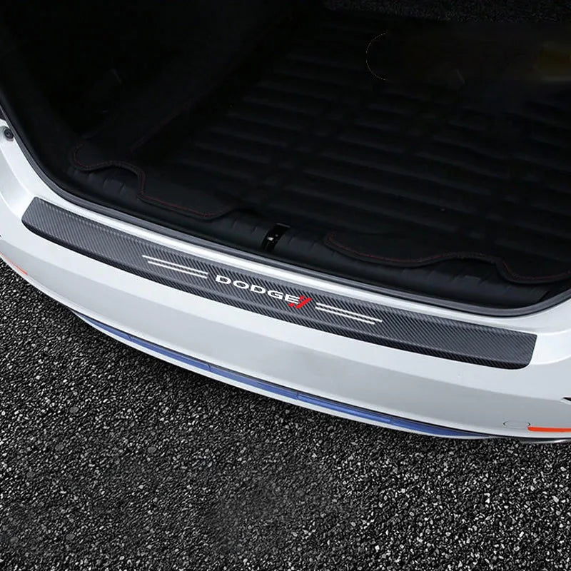 Carbon Fiber Trunk/Bumper Protector Sticker - Dodge RAM, Charger, Challenger