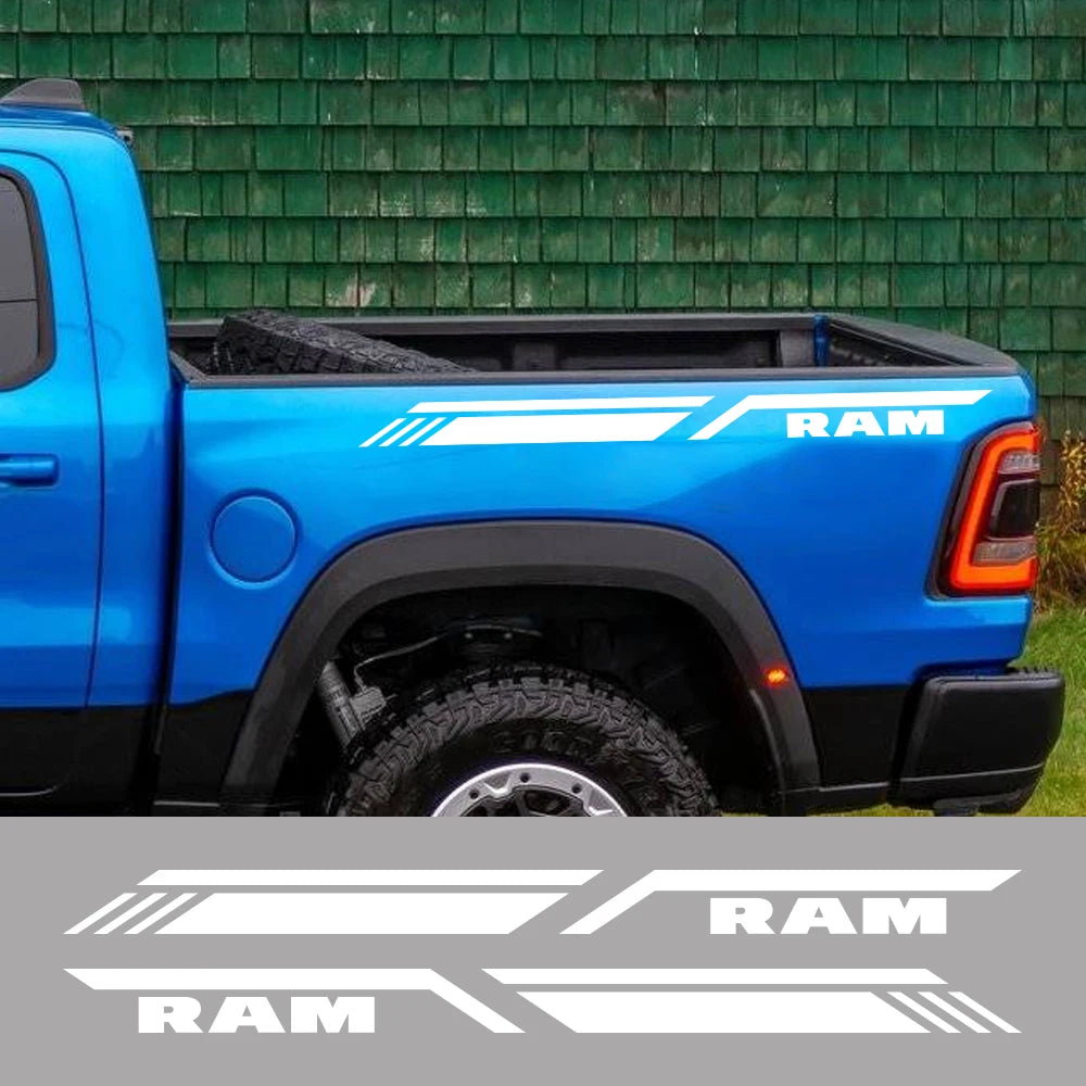 Pickup Bed Side Stripe Decal - Dodge Ram 1500/2500/3500 Rebel/TRX Style