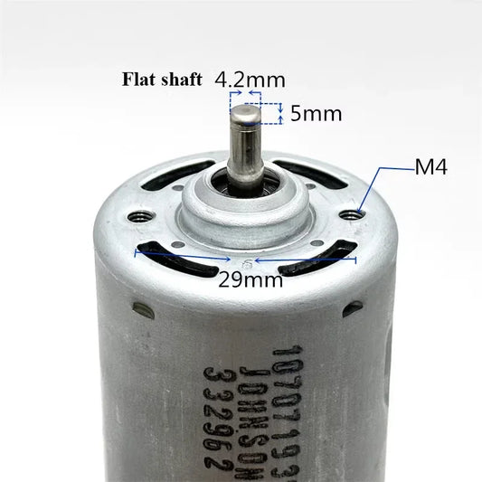 RS-755 1070719 Micro Electric Motor 42mm Front Ball Bearing DC 6V 12V 18V 24V 4750RPM for DIY Hobby Toy Model