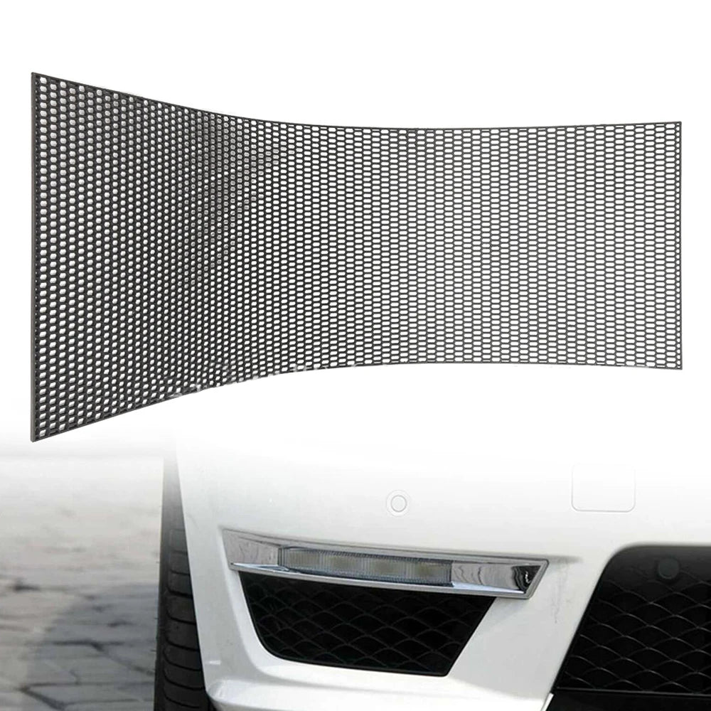 120X40cm Quality Universal Car Hood Vent Racing Grills Grill Honeycomb Hexagon Mesh Grille Spoiler Bumper Vents