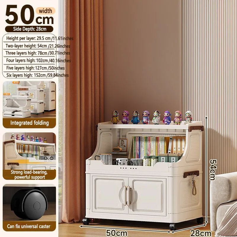 Foldable multi-tier snack and toy storage rack — view 22 of 24