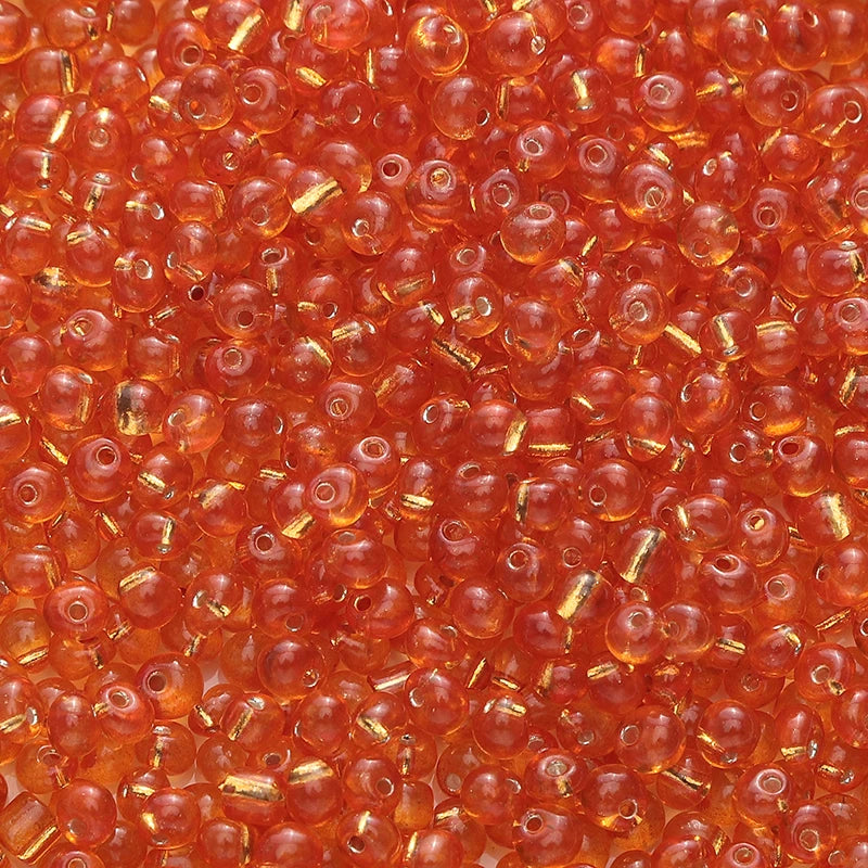 110pcs 4mm Silver Lined Seed Beads Water Drop Shape Czech Glass Beads For DIY Jewelry Making Crafts Charms Bracelets Accessories