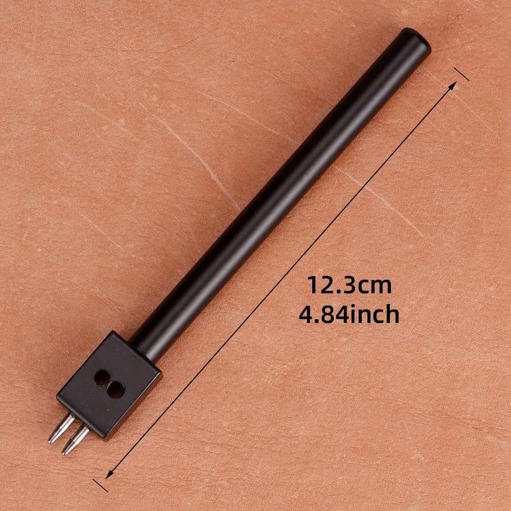 1set Leather Belt Hole Punching Tool, DIY Round Hole Puncher, Leather Craftwork Circle Hole Making Tool, Spacing 4/5/6/8mm