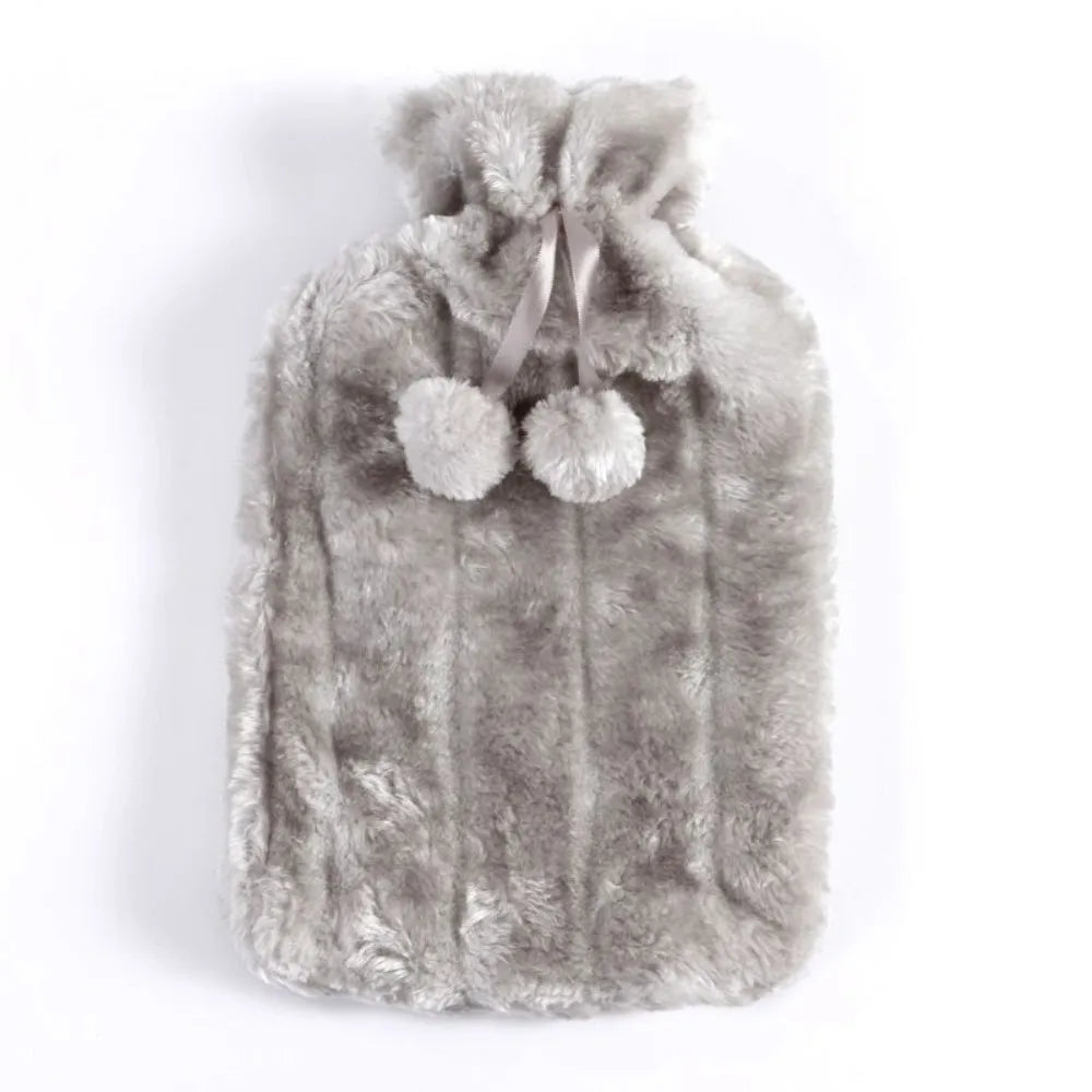 Plush Hot Water Bottle with Removable Cover - Washable Hand and Feet Warmer - photo 15