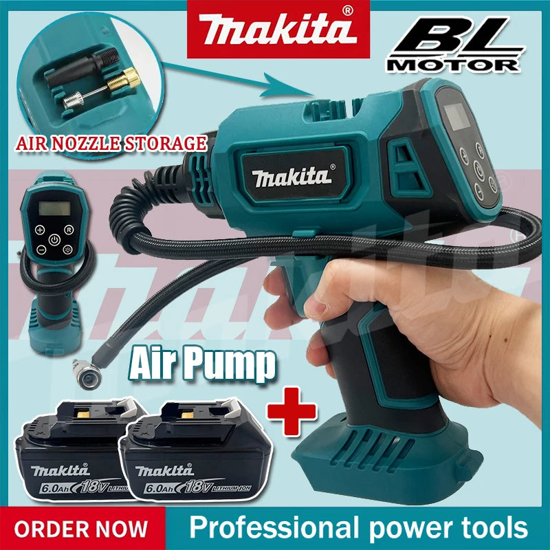 Makita Multifunctional Power Tools Handheld Portable 6 Inch Chain Saw Electric Saw,Cutter, Air Pump,Electric Dril for 18VBattery