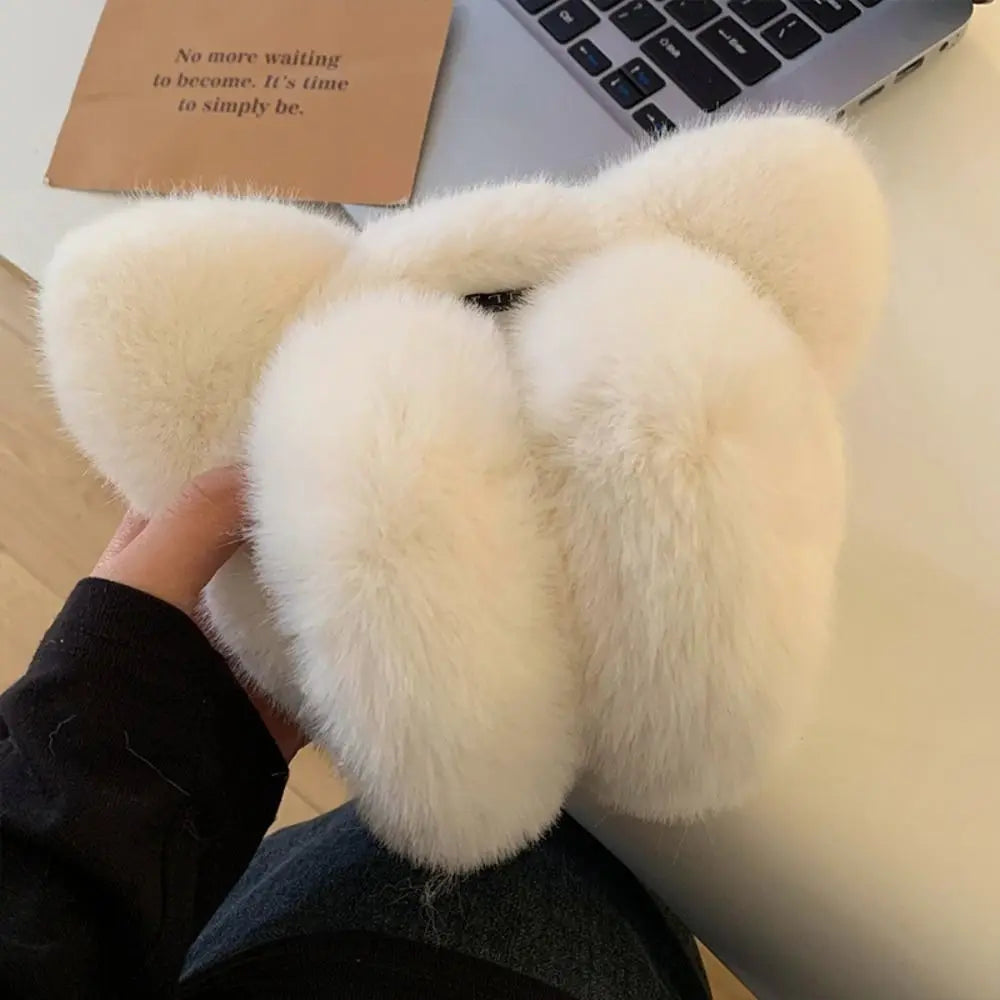 Cute Cat Ear Earmuffs - Foldable Windproof Winter Ear Warmers - photo 3