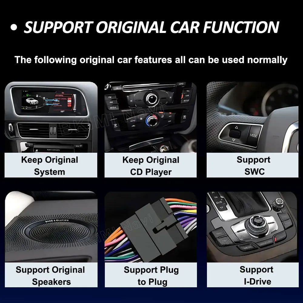 12.3" Android Screen for Audi A6 C7 & A7 (2012–2018) — Wireless CarPlay, Android Auto, QLED, GPS, WiFi