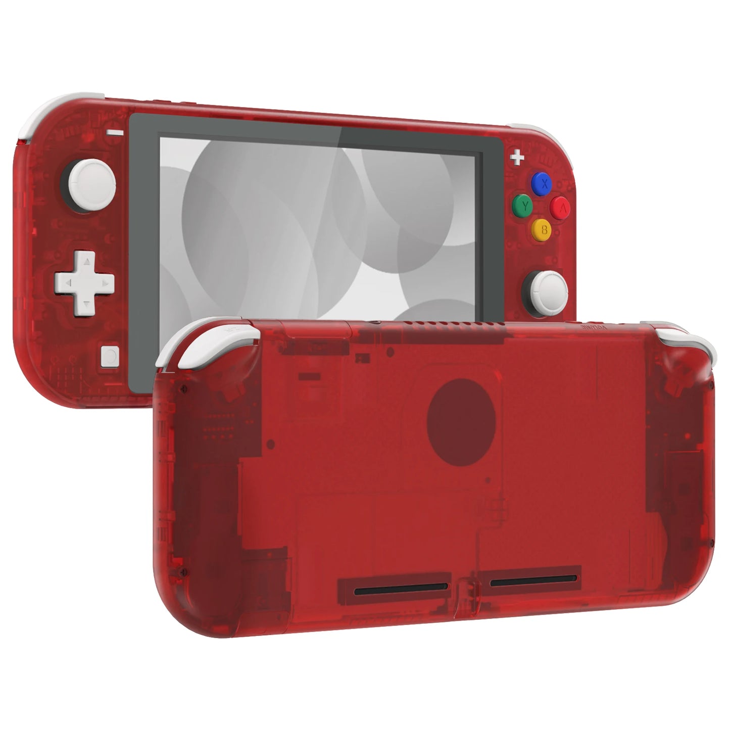 eXtremeRate Replacement Handheld Controller Housing Custom Shell with Screen Protector & ABXY Buttons for Nintendo Switch Lite