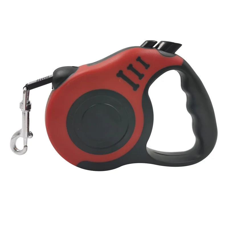 3 or 5 Meter Retractable Leash - Small, Medium & Large Dogs