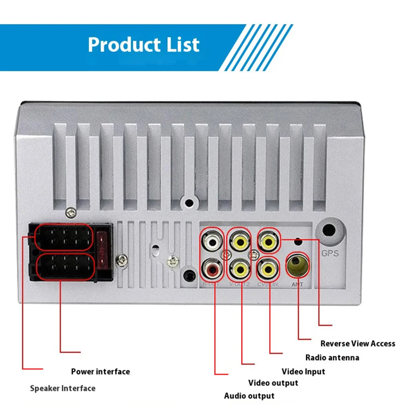 Universal 2 Din Car Radio 7inch HD Touch Screen Autoradio Multimedia Player Universal Car Stereo MP5 Player Bluetooth Car Player