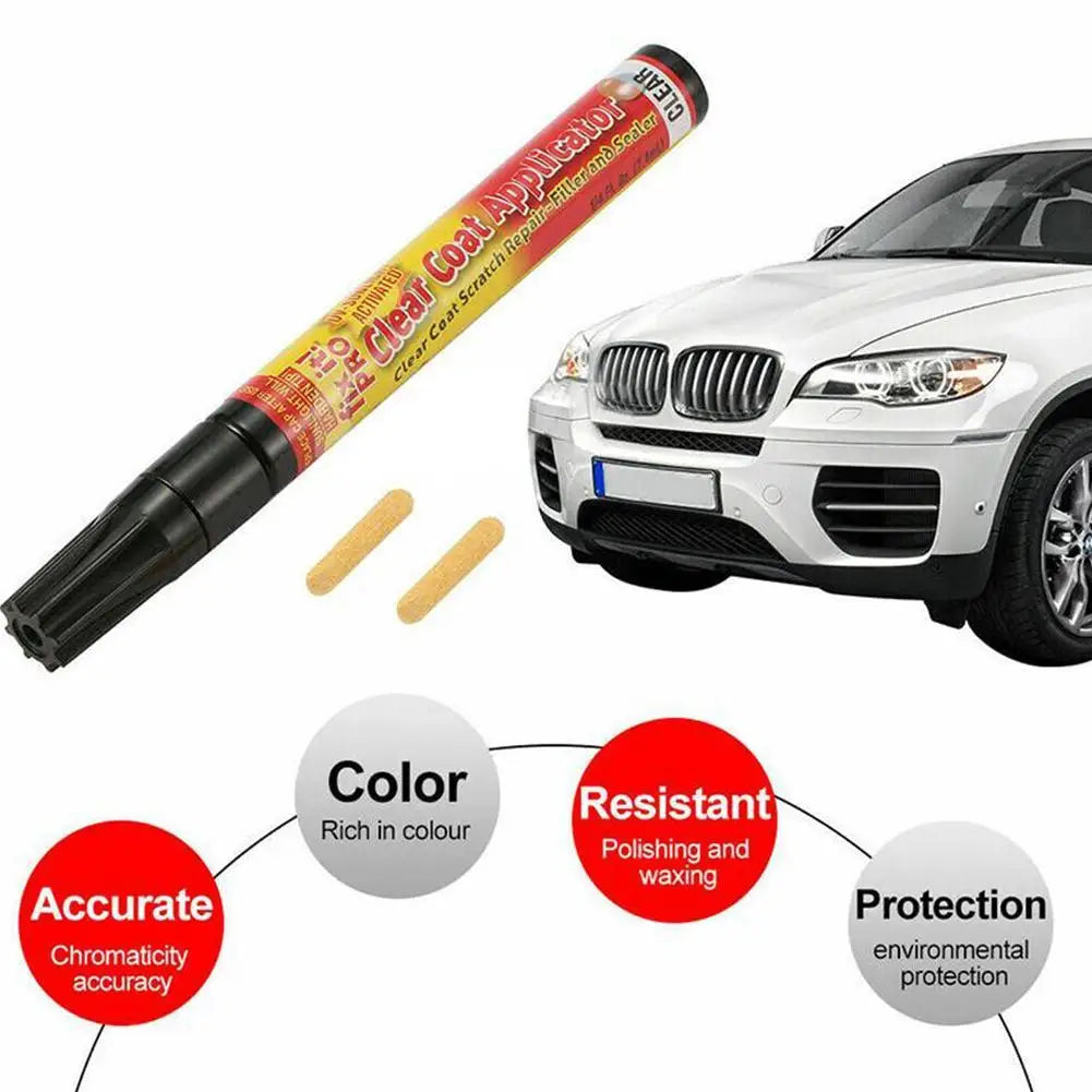 3pcs Car Scratch Repair Remover Pen Car-styling Portable Fix It Pro Clear Coat Applicator Tool Portable Universal Auto Paint Pen