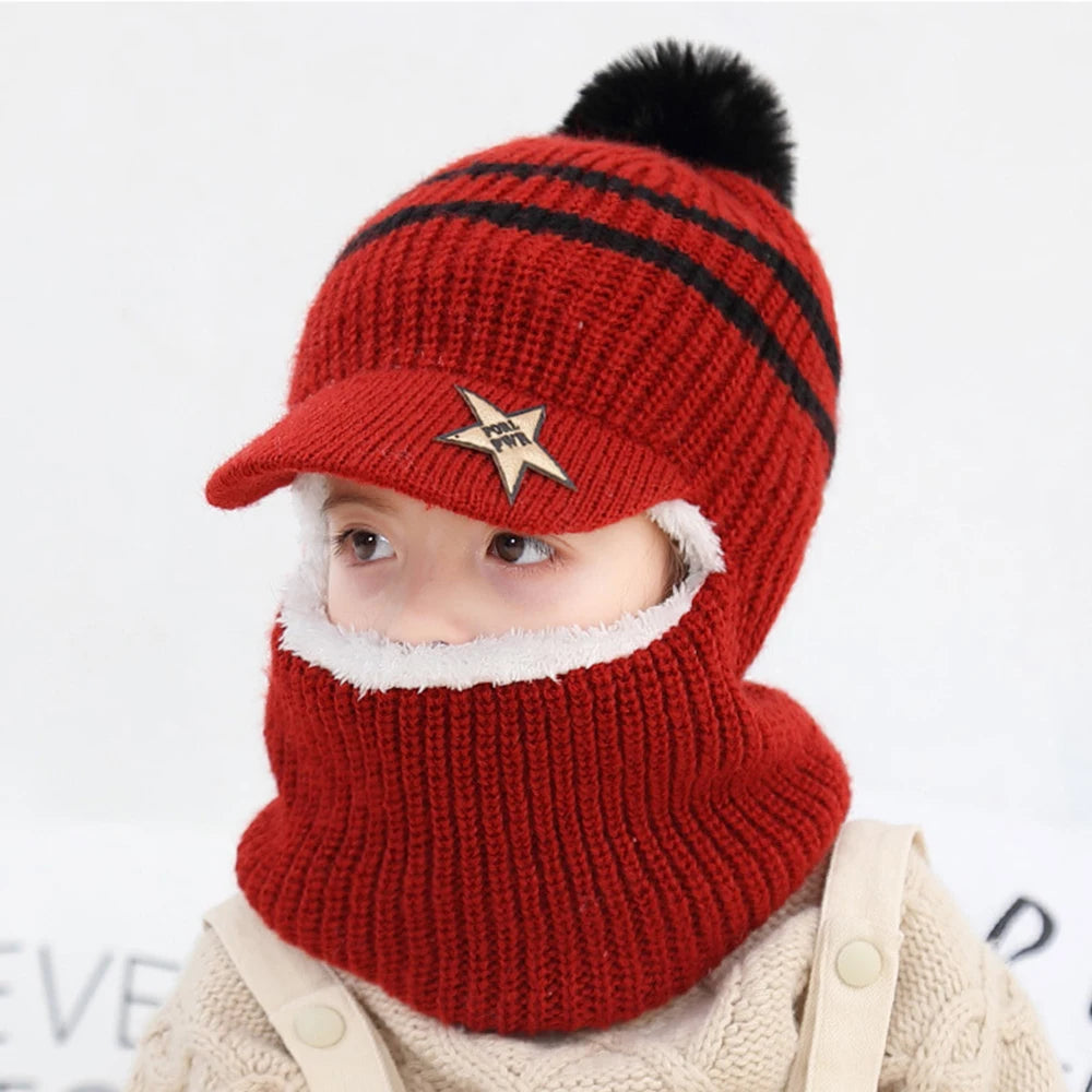 Kids Crochet Hat and Scarf Set - Soft Knit Beanie, 2-8 Years - photo 3