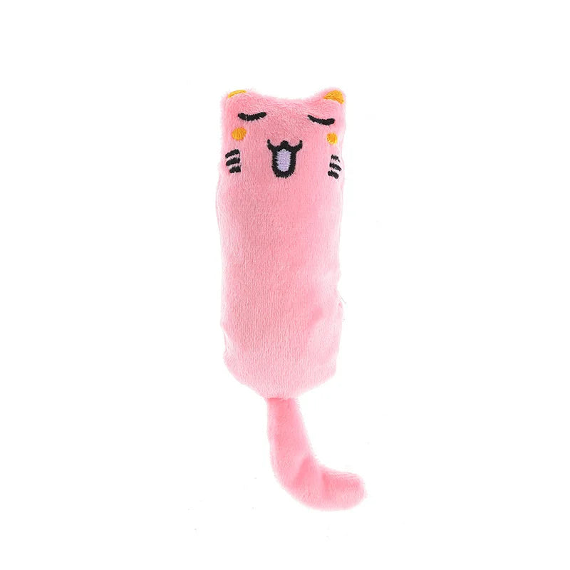 Catnip Plush Cat Toy – Interactive Teeth Grinding & Squeaky Kitten Toy (11cm)