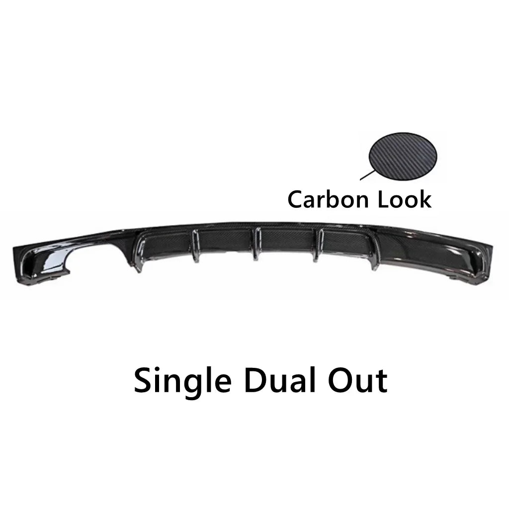 For BMW 3 Series F30 F35 2026-2026 Car Rear Bumper Lip Diffuser Refit MP Style Accessories Spoiler Exterior Parts Body Kits