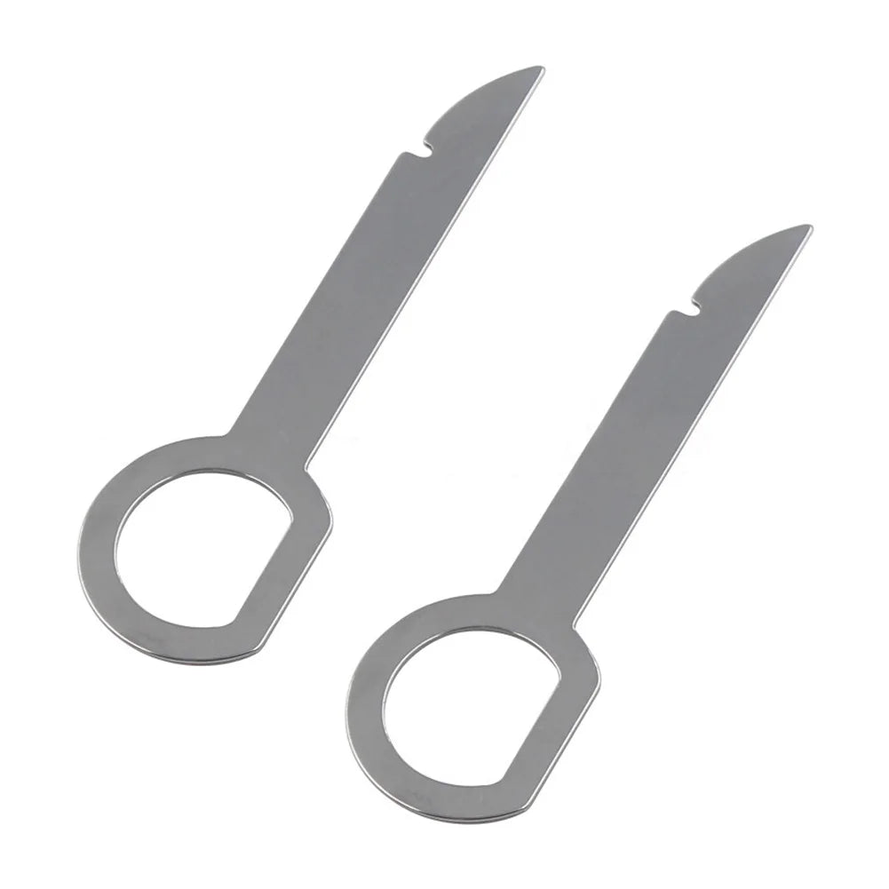 2Pcs Car Radio Removal Key Pin Tool Stereo Head Unit Audio Car Repair Special Disassembly Extraction Tool for VW Audi Ford