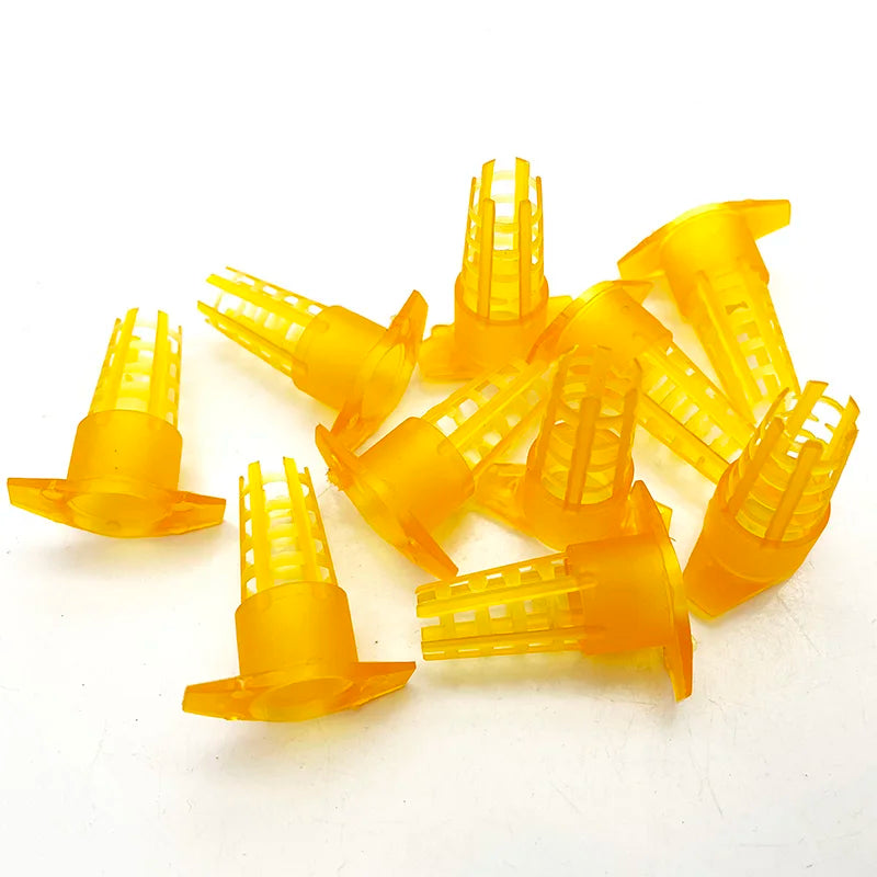 100PCS Wholesale Beekeeping Queen Bee Rearing System Protection Cages Plastic Tools Supplies Larva Anti Bite Equipemnt Farm