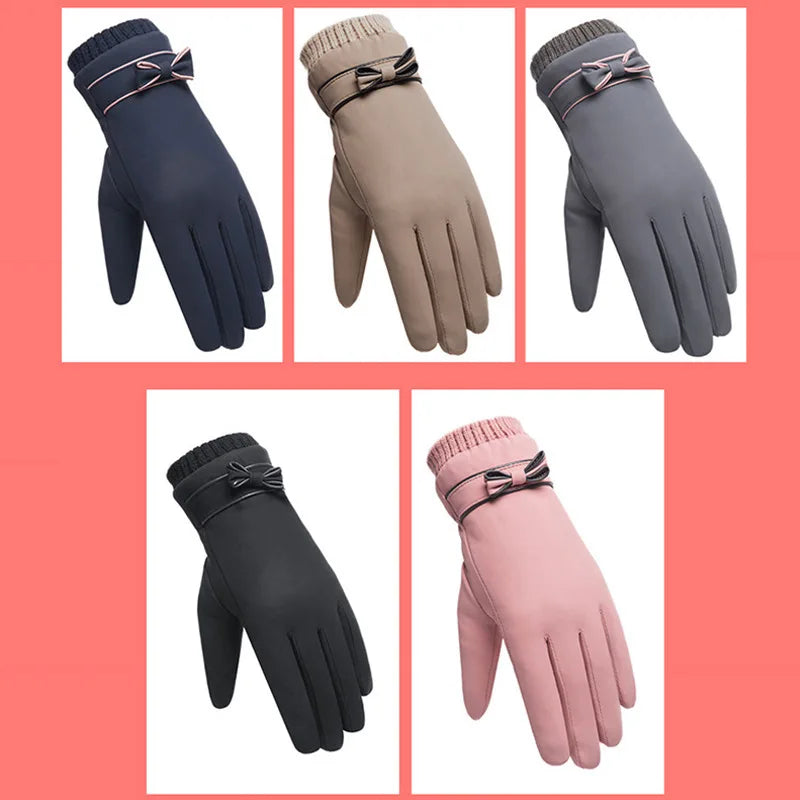 Women's Touchscreen Thermal Gloves - Windproof Winter Riding Gloves - photo 5