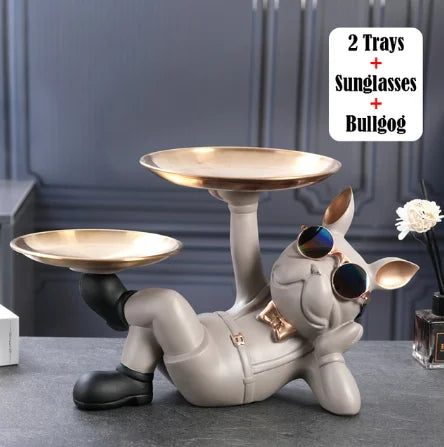 Bulldog Resin Figurine - Painted Dog Statue for Home Decor – photo 10