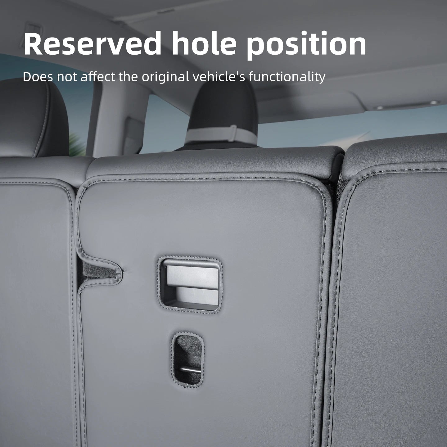 Rear seat backrest protection pad For Tesla Model Y Juniper Trunk Rear Seat Back Cover Backrest Protector Cover Protection Mat