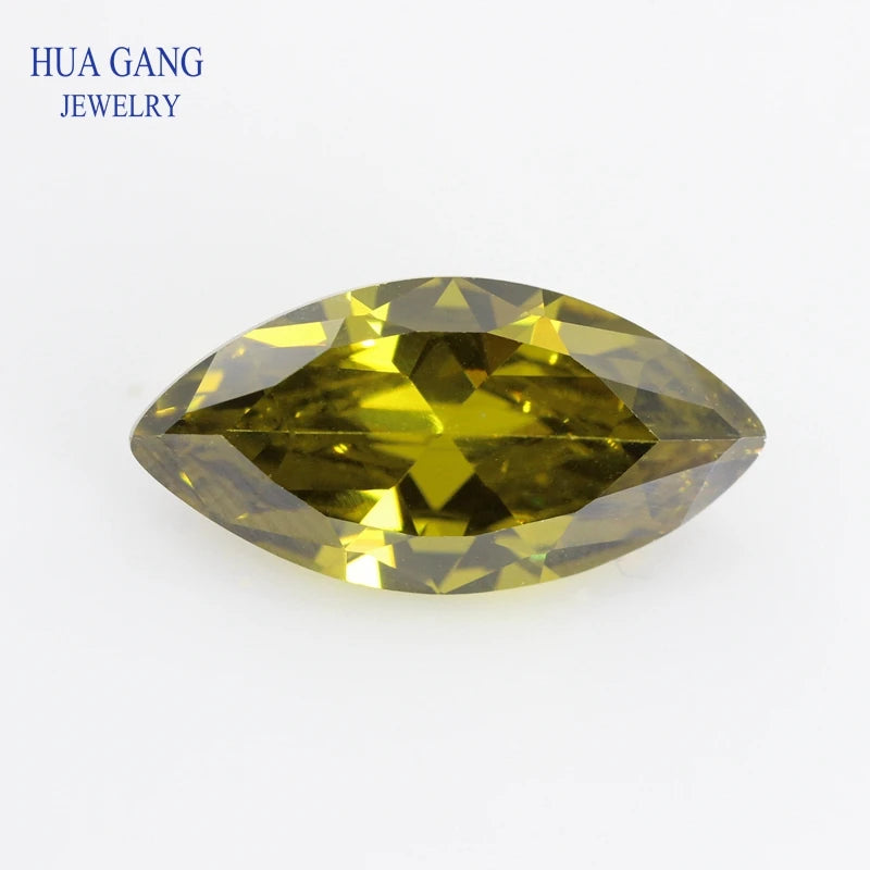 5A Marquise Shape Cubic Zirconia Stone Multicolor Brilliant Cut Loose CZ Synthetic Gems Beads For Jewelry
