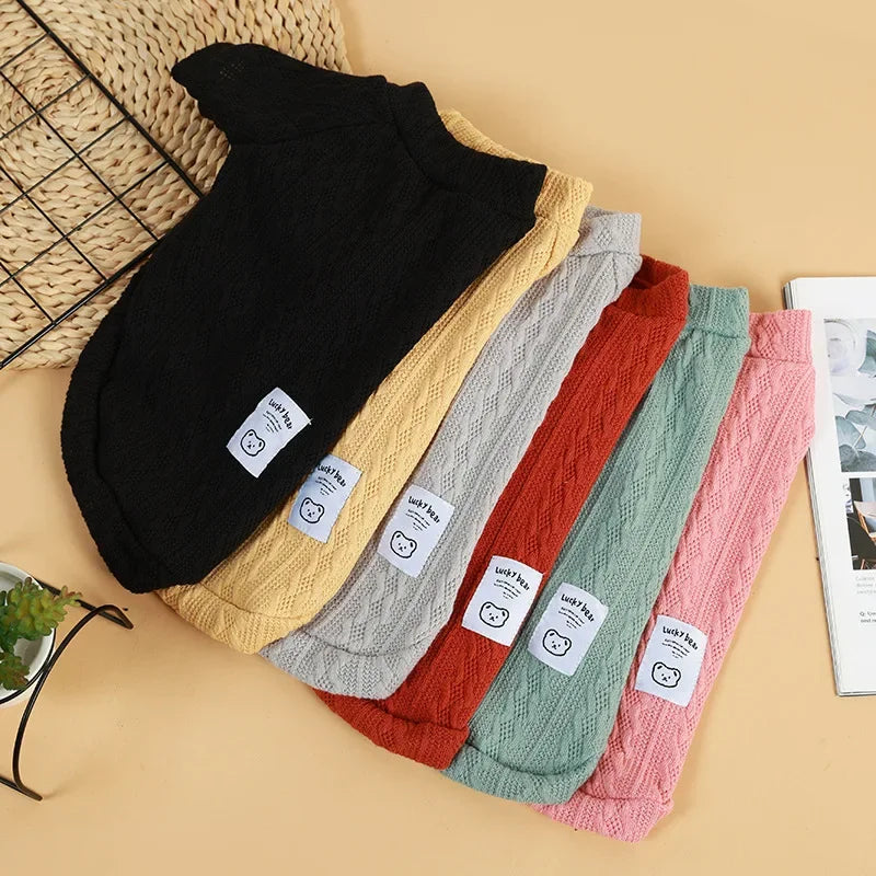 Knit Pet Sweater for Cats and Small Dogs - Warm Autumn Winter Pullover - photo 4