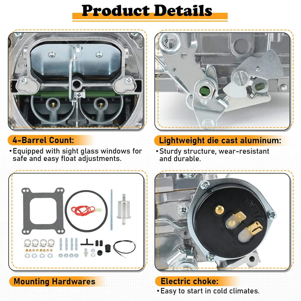 1406 Carburetor Replace Parts High Quality Cbrt-1406 for Performer 600 CFM Square Bore 4 Barrel with Electric Choke