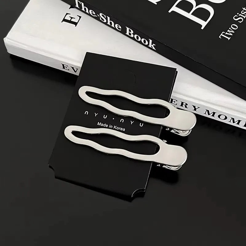 Women Metal Y2K Hair Clips Exquisite Duckbill Clip Girls Hairpins Side Bangs Barrettes Hairclip Girls Fashion Hair Accessories