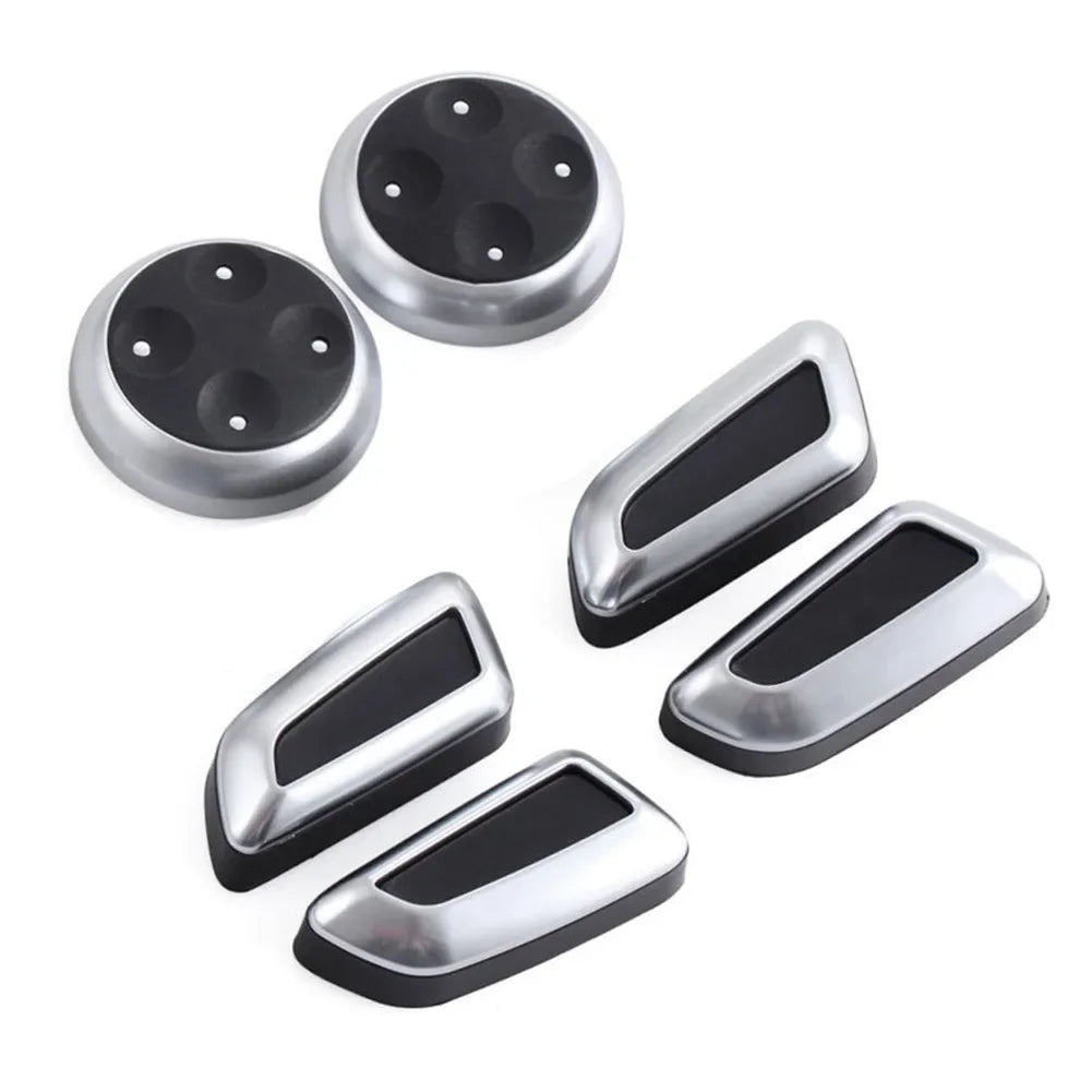 6Pcs Car Seat Adjustment Button Switch Cover Knob Trim for Audi A3 A4 A4L B8 A5 A6 A6L C6 C7 A7 Q3 Q5 Q5L Car Accessories