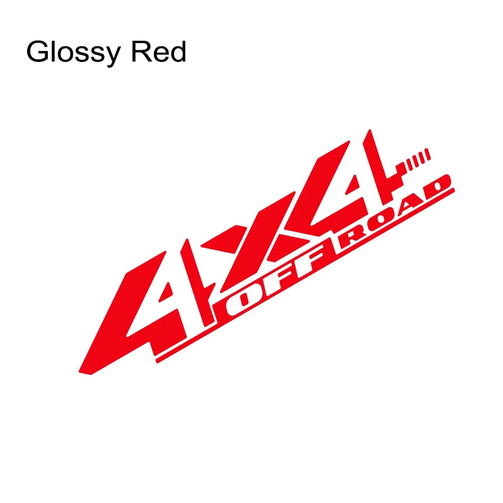 4x4 Off-Road Vinyl Decals (Pair) — Universal Fit for Pickups & Trucks