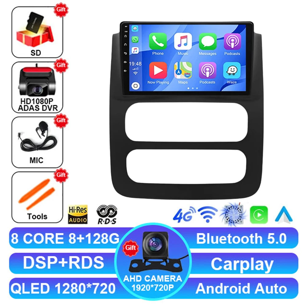 Android 15 Car Radio for 2002-2005 Dodge RAM - CarPlay & GPS