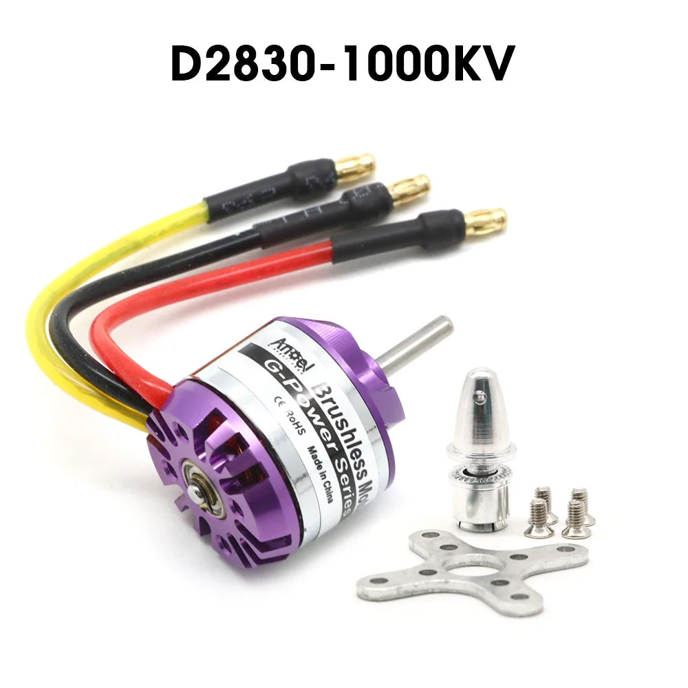 Brushless Motor 2-3S 4S 5S D2830 D2826 D3548 D3542 D3536 D3530 For RC Mini Multicopters Plane Fixed-wing Aircraft