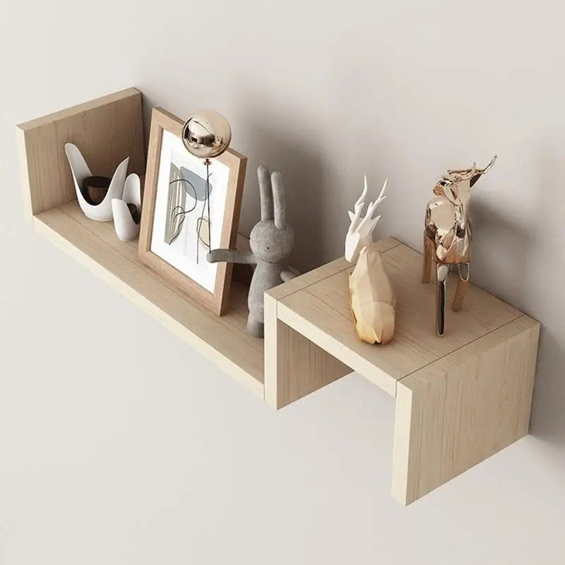 Wall-mounted Shelves For Living Room And Bedroom, Featuring Simple, Freely Combinable, And Creative Grid Designs
