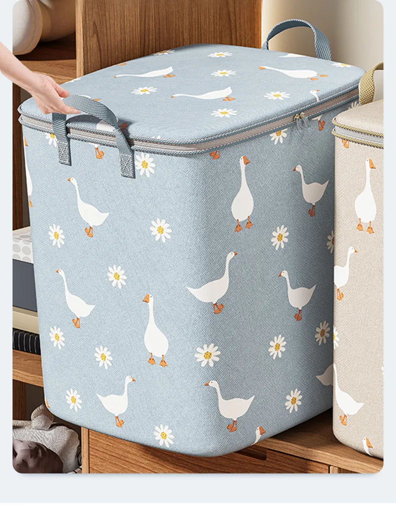 1Pc Pouch Storage Bag Waterproof Material High-Capacity Used To Store Daily Necessities Foldable  ﻿