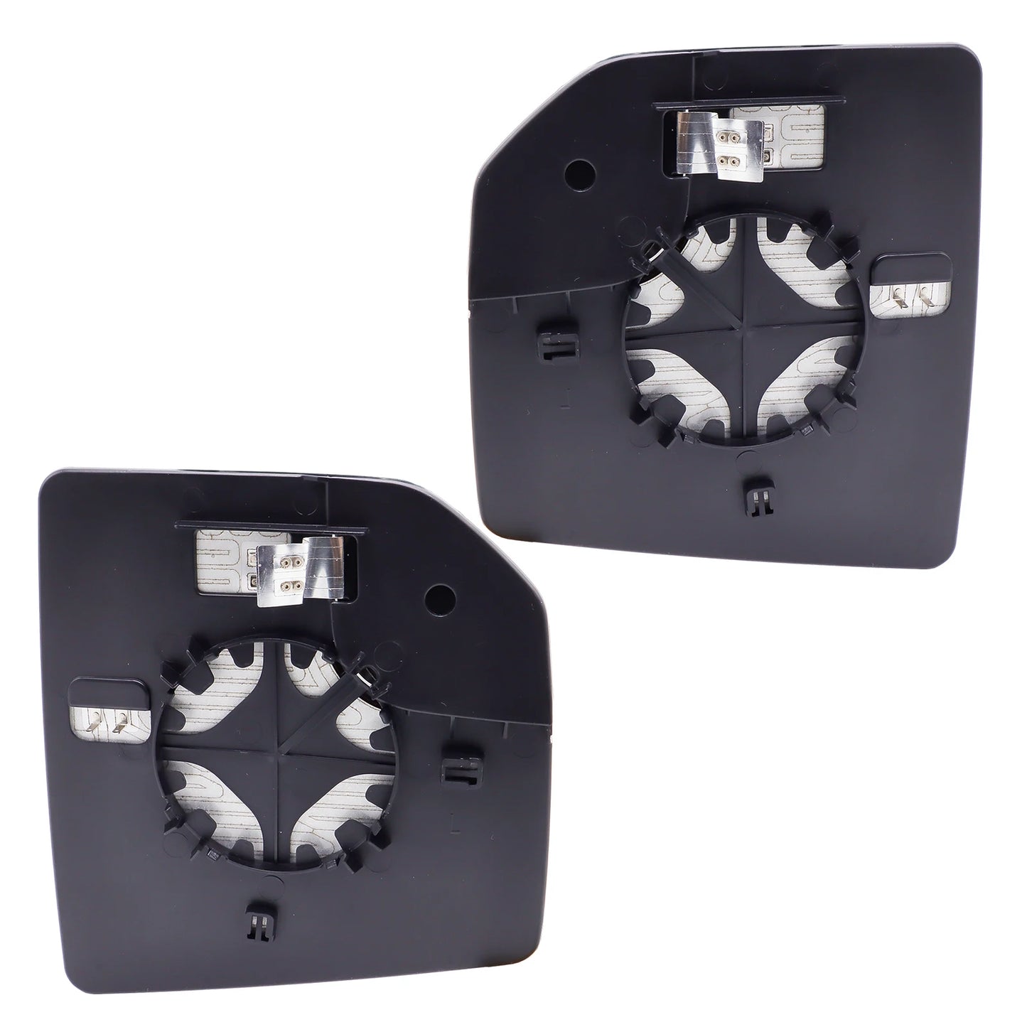 Heated Wide-Angle Mirror Glass with Backing Plate for Ford F-150 2015–2020