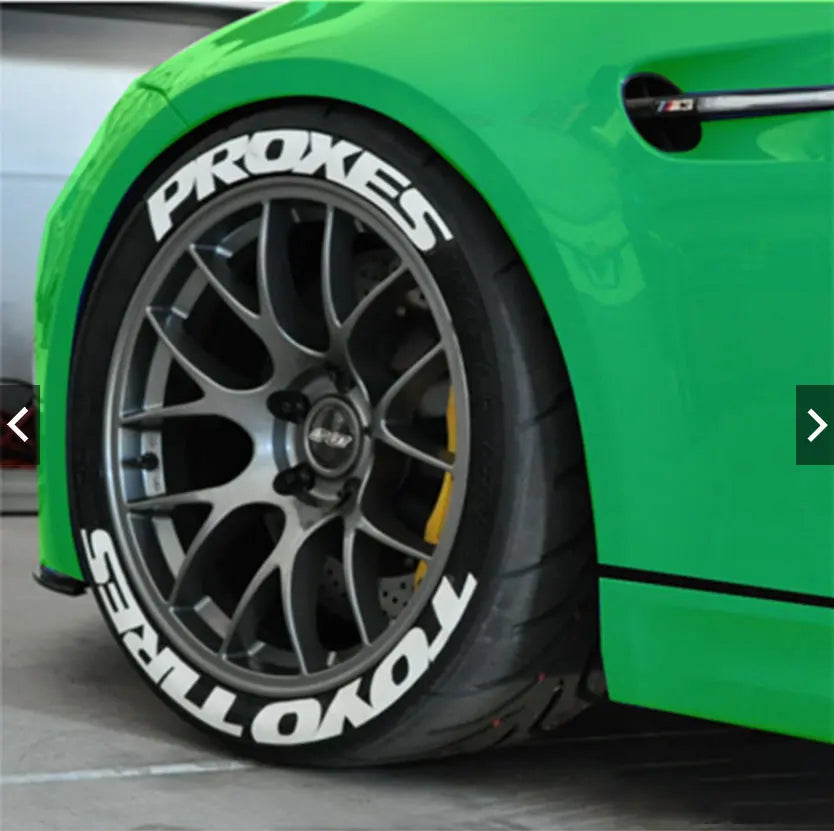 TOYO TIRES PROXES Universal 3D Auto Waterproof Tire Sticker Car Wheel Rubber Conjoined Lettering Decals Accessories