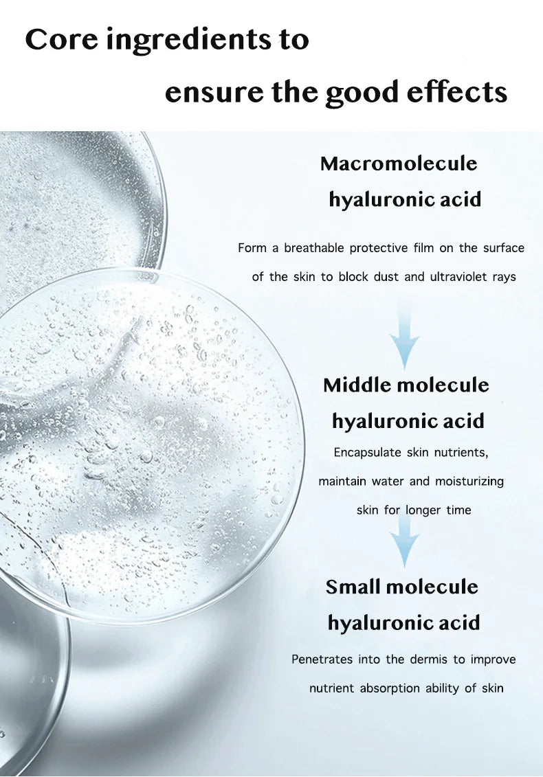 28 Bottles Skincare Revitalizer Hyaluronic Acid Ampoule Essence Moisturizer Face Toner Pores Shrinking Whitening Facial Serum