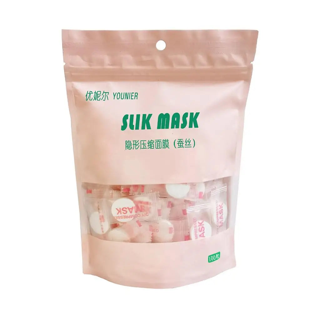 50PCS Premium Disposable Compressed Facial Mask Ultra-Soft Skin Care Sheet For Spa Beauty Salon Travel