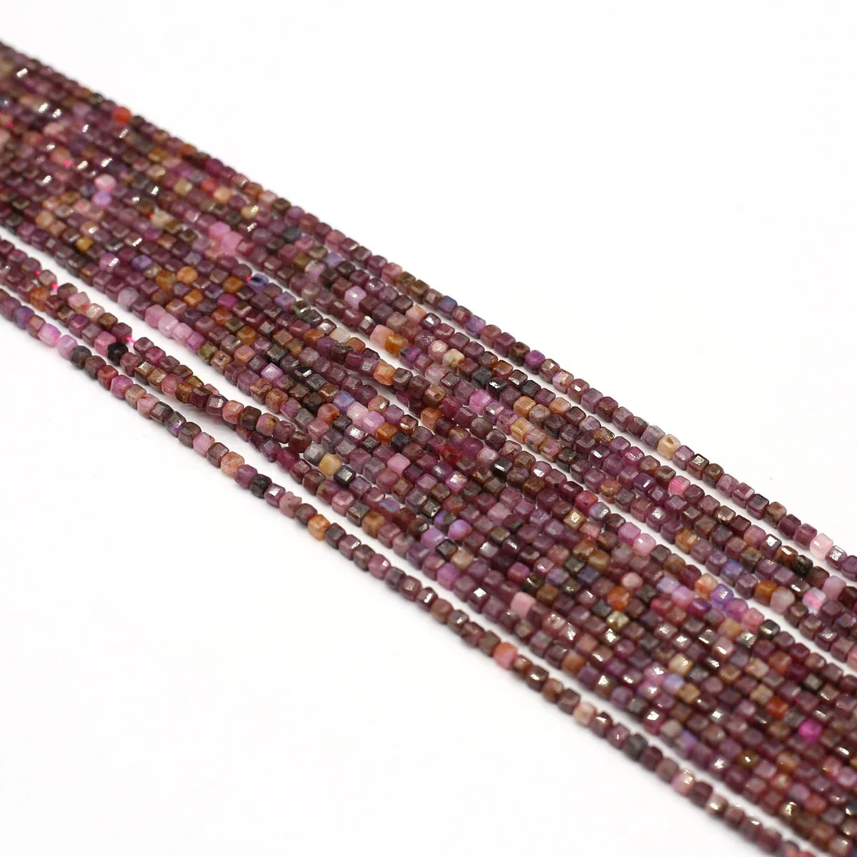 Natural Cut Faceted Round Face Loose Beads Various Colors For Jewelry Making DIY Beads Necklace Bracelet