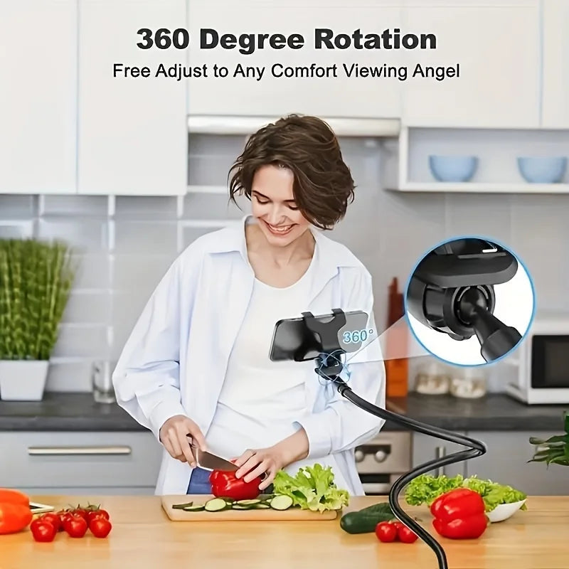 Universal Bedhead Lazy Stand Telescopic Spiral Stand Multi Functional Phone Stand 360 ° Rotation