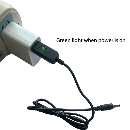 1pc 5V to 21V boost cable 21V battery dedicated charging cable DC interface USB adapter cable charger