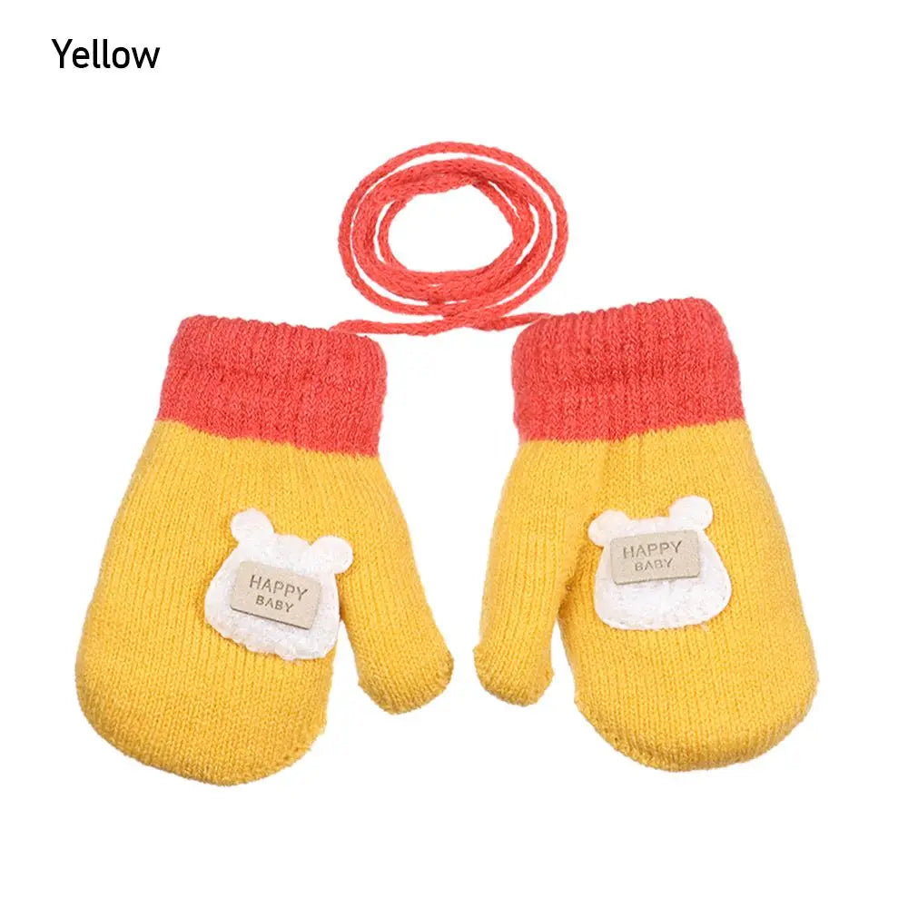 Toddler Rope Knit Mittens - Thick Cute Winter Gloves Ages 1-3 - photo 10