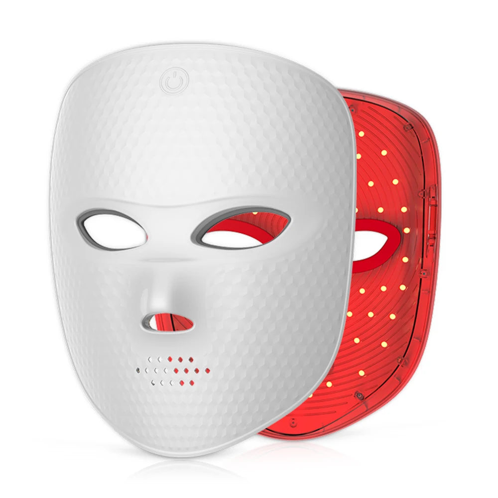 Wireless LED Mask 7 Color LED Face Mask Photon Skin Firming Anti Aging Rejuvenation Beauty Mask Machine