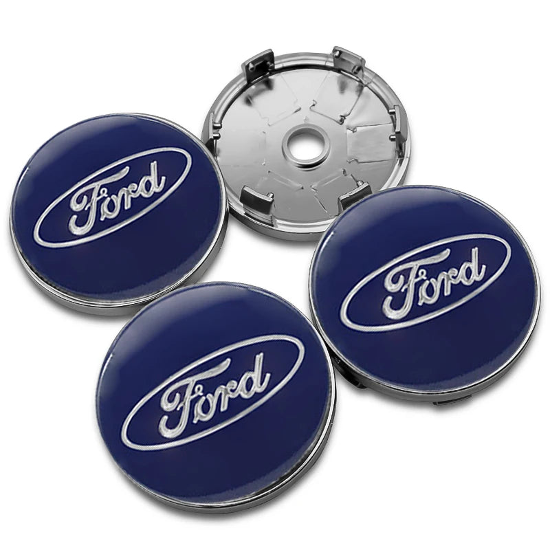 4Pc 56mm 60mm 54mm Car Wheel Center Hub Cap For Ford Fiesta Mondeo Fusion Explorer Escape Focus Kuga Rim Cover Sticker Accessory