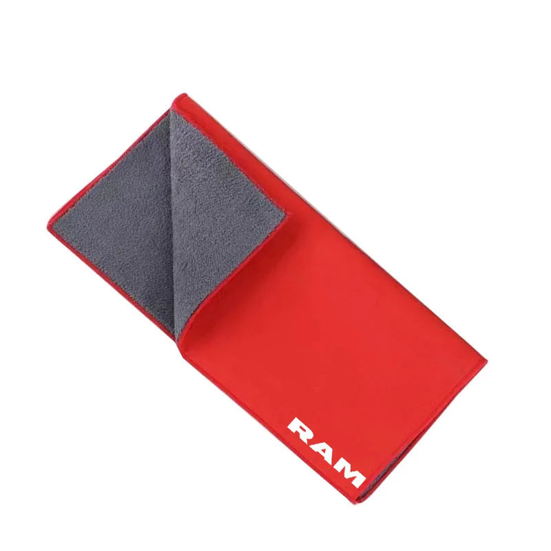 Dodge RAM Microfiber Cleaning Cloth - Car Wash & Detailing Towel