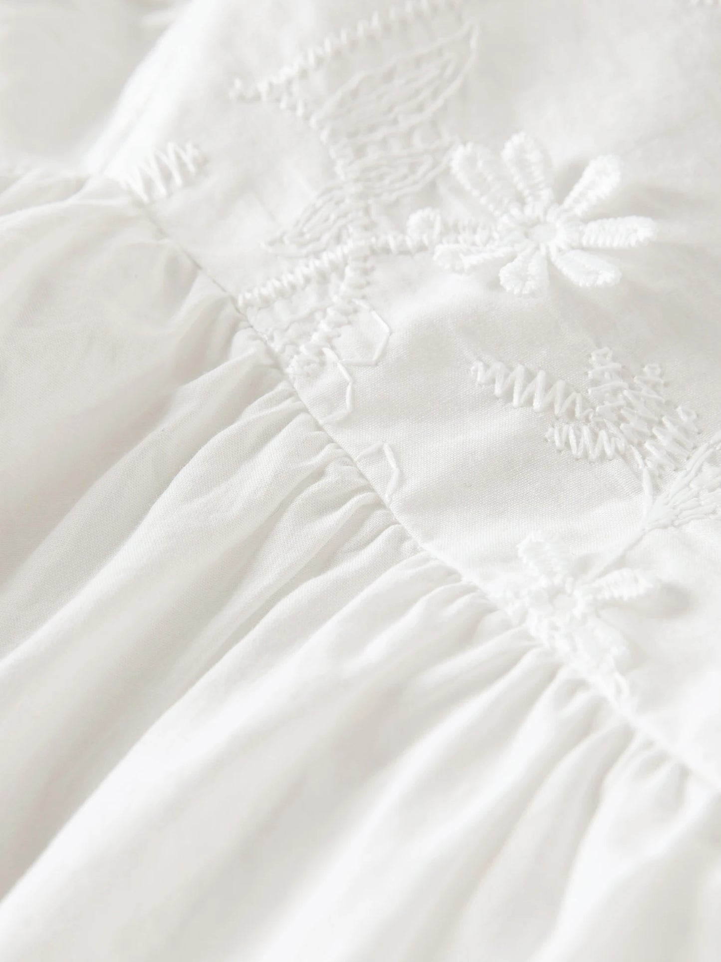 FSLE【L'amour Series】Women's Summer Cotton Embroidered Camisole Tank Chic Inner Layer Lightweight Breathable Casual Elegant Top
