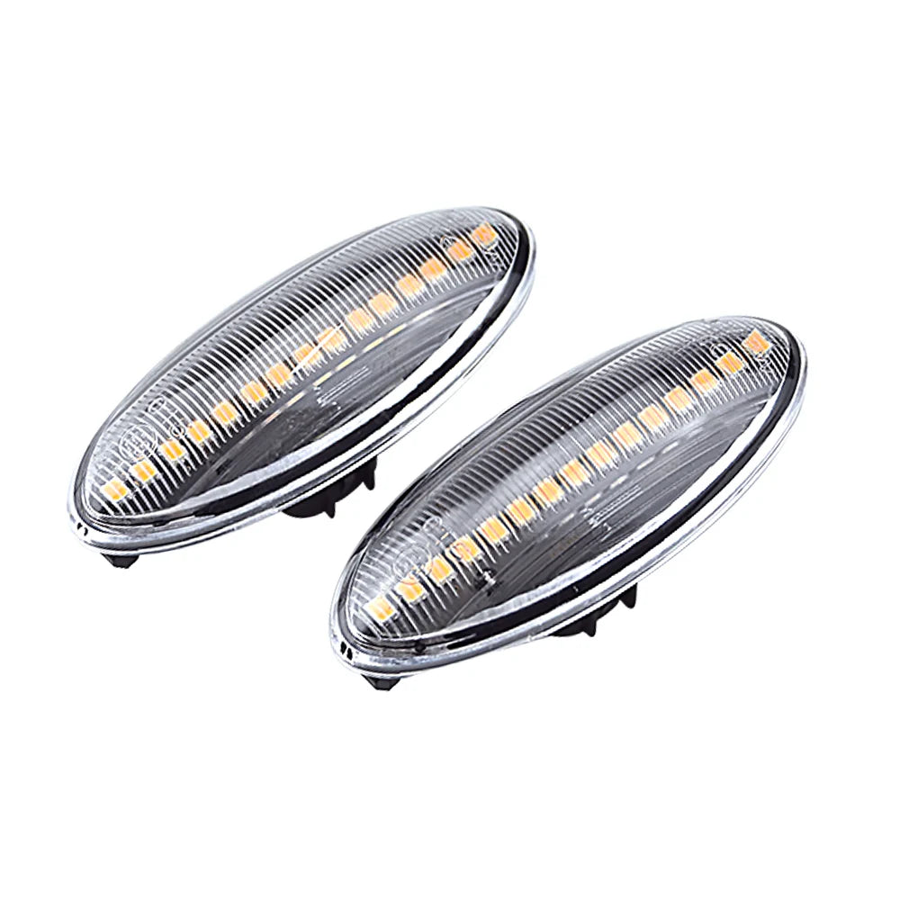1 Pair LED Car Dynamic Side Marker Blinker Light For Toyota Yaris COROLLA Auris Mk1 E15 RAV4 Mk3 Etios Scroll Turn Signal Lamp